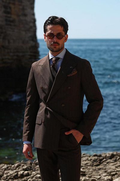 Kadir Büyükkaya Double Breasted Suit-Kab1226S