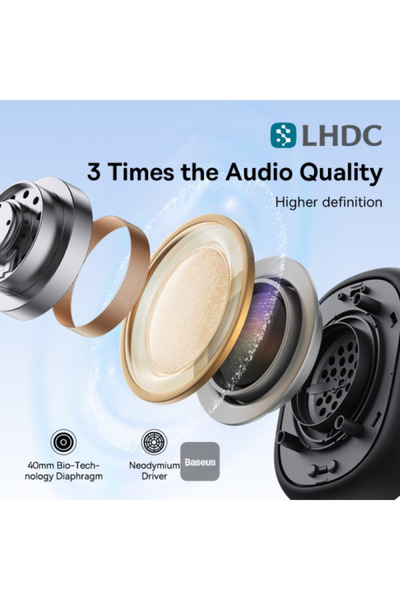 Baseus Bowie H1i Wireless Headphones with Active Noise Cancellation