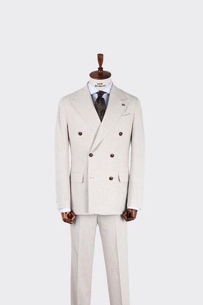 Kadir Büyükkaya Double Breasted Suit-Kab1205S