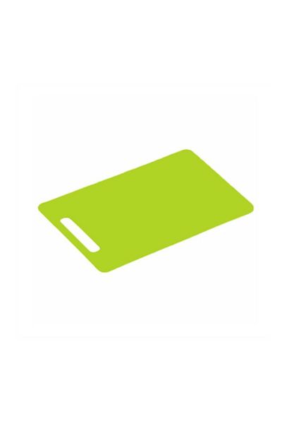 MONTELI Plastic Cutting Board with Handle, Green