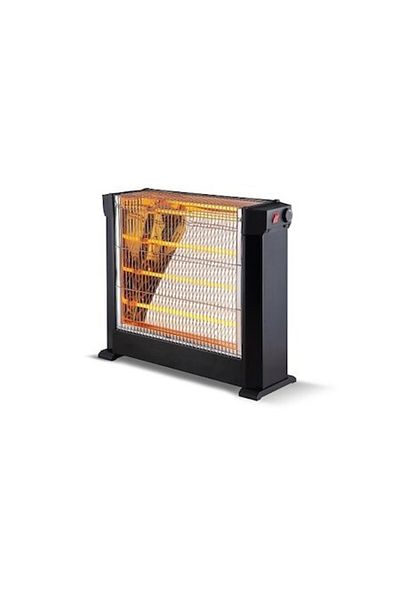 KUMTEL Calorifer Kumtel, KS-2760, 4 tuburi de cuarț, termostat, 22 mp, 2200 W, negru