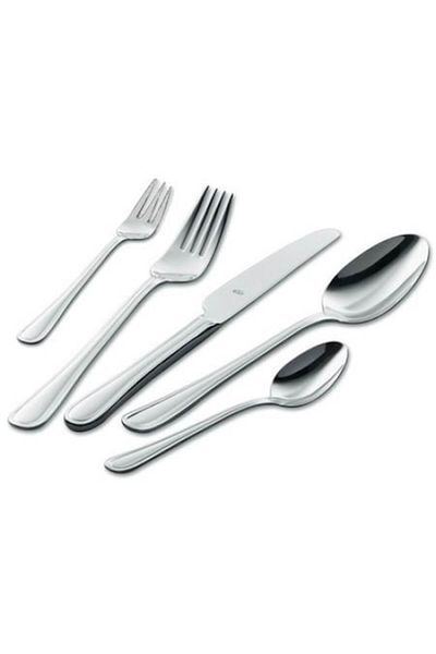 OEM Set tacamuri 30 piese din inox, Argintiu