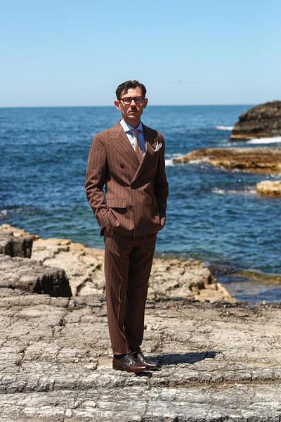 Kadir Büyükkaya Double Breasted Suit-Kab1226S