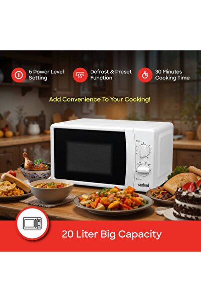 Sanford Sanford 20-Liter Microwave with Timer and Defrost SF5629MO