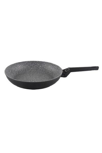 Zilan Universal Pan, Diameter 28 cm, Aluminum Material, Granite Coating, Ergonomic Handle and Set of 3 Kni