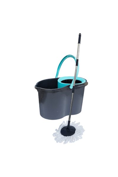 Elefan Set galeata 16 litri, negru, mop microfibra