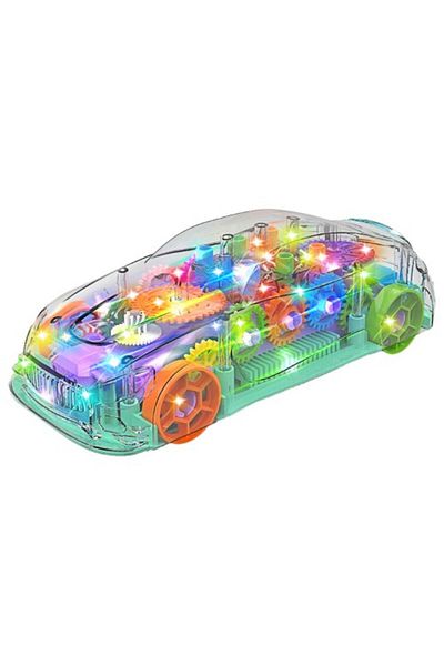 OEM Masinuta transparenta copii-Concept Transparent Gear Light Car