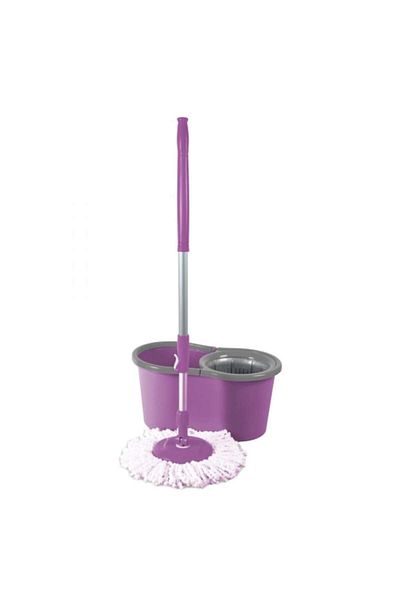 lisa Galeata magic mop ZLN-1389, Mop rotativ 360 grade, Capacitate galeata 20L, Mov