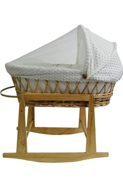 HEY BABY سرير سلة موسى مع حامل هزاز