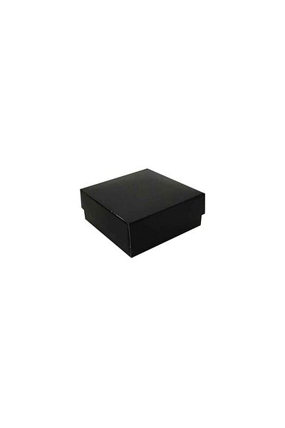 TT Tahtakale Toptancıları Complete Carton Box Solid Color 9X9X3 cm (25 Units) Black