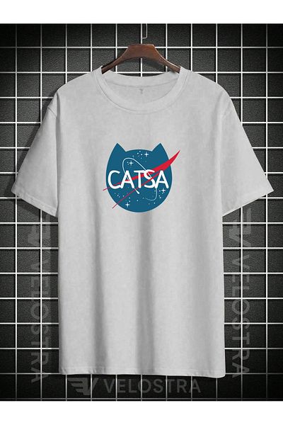 Velostra Unisex Catsa Printed Oversize T-Shirt