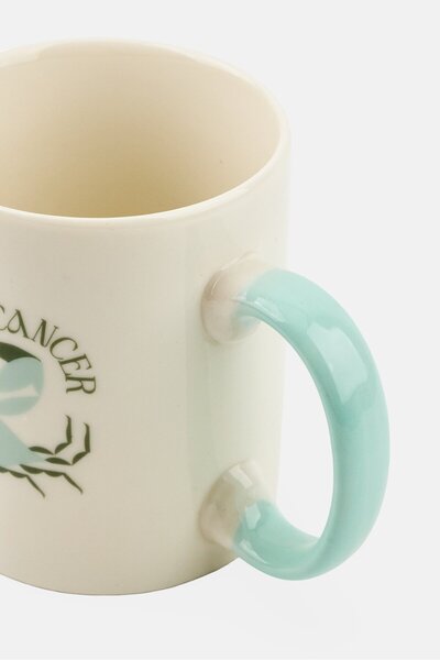 Muy Mucho Ceramic Coffee Mug 330 ml, Cream