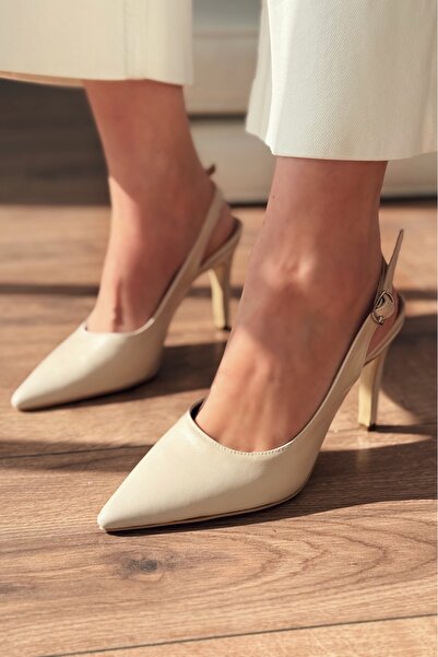 I Love Shoes Aliwra Matte Beige High Heeled Women's Shoes