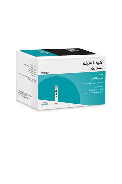 ACCU CHECK 100-piece Instant Blood Glucose Test Strips