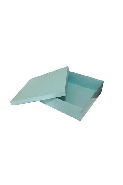TT Tahtakale Toptancıları Complete Cardboard Box 35X35X10 cm (10 Pieces) Blue