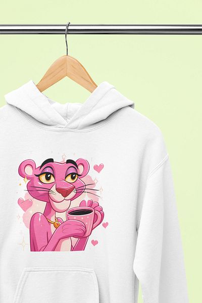 MAGORS Stylish and Comfortable Panther Design Unisex Cotton Hooded Sweatshirt