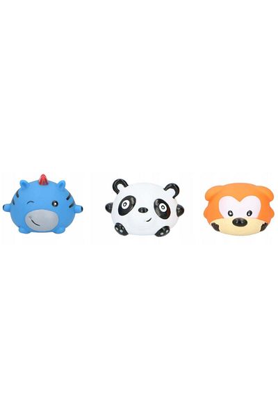 Eddy Toys Set 3 jucarii de baie Eddy Toys, Panda, Catel, Zebra