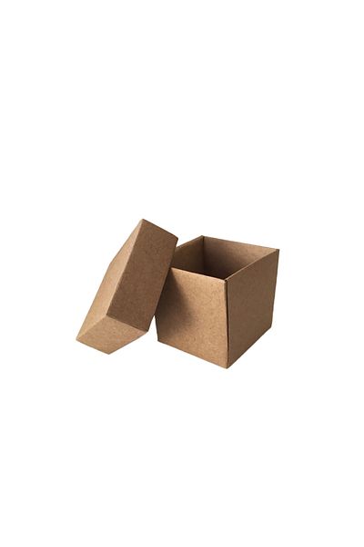 TT Tahtakale Toptancıları Complete Carton Box 5X5X5 cm (50 Pieces) Kraft