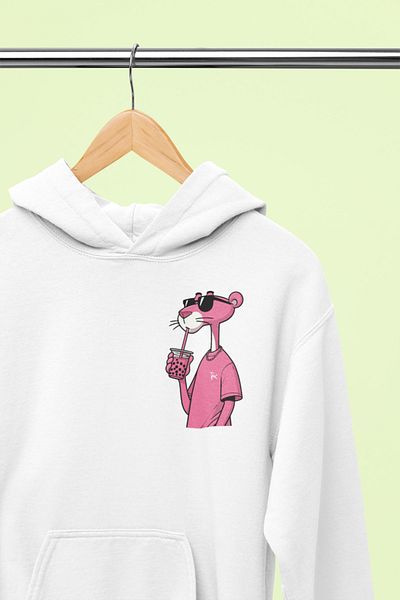 MAGORS Stylish and Comfortable Panther Design Unisex Cotton Hooded Sweatshirt