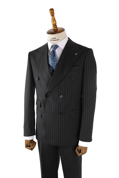 Kadir Büyükkaya Double Breasted Suit-Kav1213S