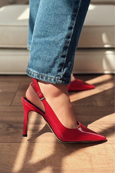 I Love Shoes Aliwra Kırmızı Rugan Yüksek Topuklu Kadın Ayakkabı