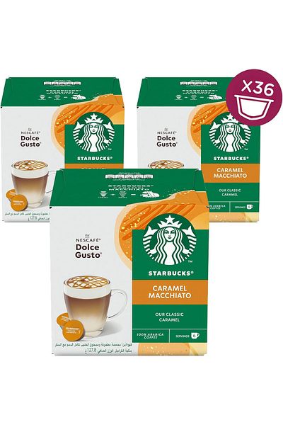 Starbucks Starbucks Dolce Gusto Caramel Macchiato 3*12-36 Capsules