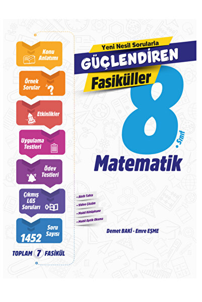 Evrensel İletişim Yayınları 8.Sınıf Ankara Güçlendiren Matematik Fasikülleri ...