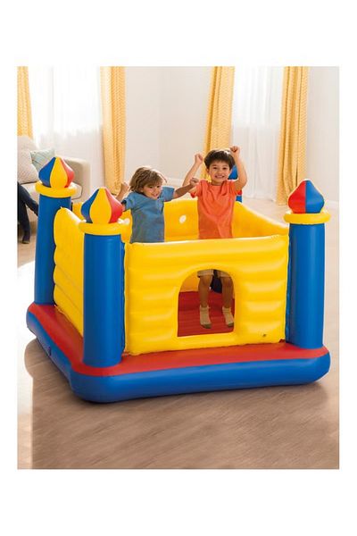 Intex قلعة قفز قابلة للنفخ من Jump-O-Lene مقاس 175×175×135 سم