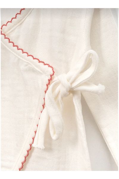 Baby Wings Double Breasted Muslin Jumpsuit-Hat Double Set Cotton