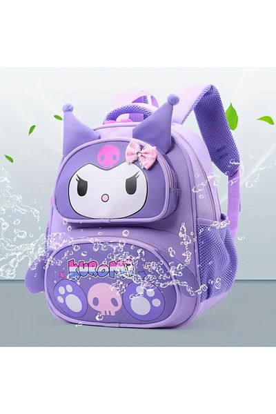 So Iconic Rucsac de școală de culoare violet cu caracter Sanrio Kuromi / Mărime medie