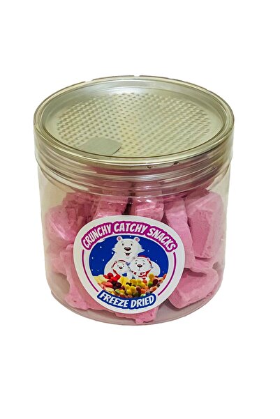 Crunchy Catchy Snacks آيس كريم فراولة مجفف بالتجميد 50 جرام