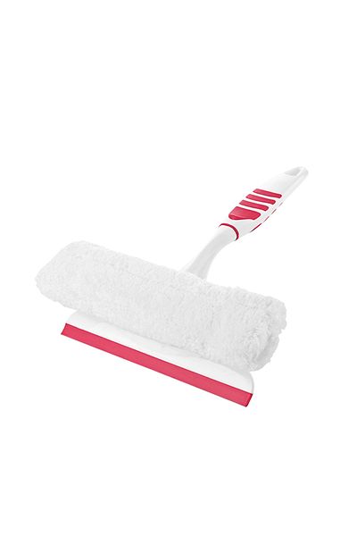 Leony Glass Wiper with Microfiber Head-Microfiber Glass Squeegee