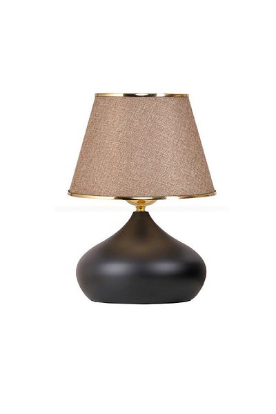 571 Store Elipse Table Lamp Shade Metal Body Fabric Head Lighting