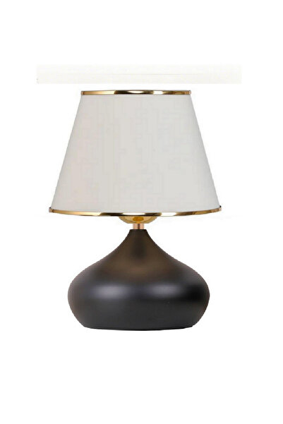 571 Store 2 Pcs Ellipse Table Lamp Shade Metal Body Fabric Head Lighting