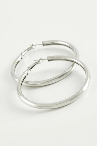 Eco Lounge Pipe Hoop Earring 3.5 cm