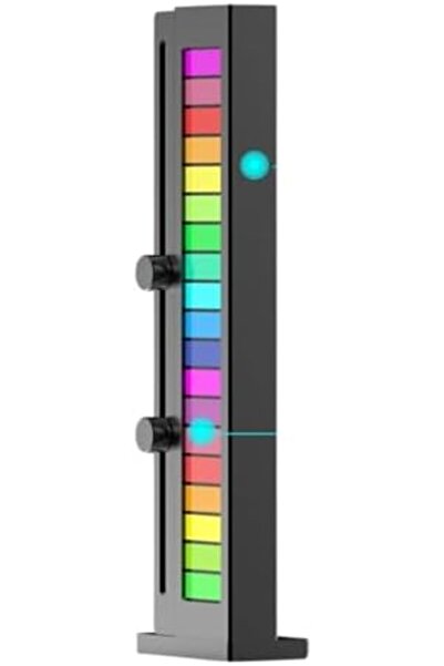 SPEARPC ARGB GPU Support Bracket with 19 Lenses BLACK COLOR