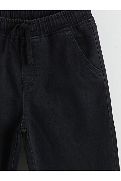 LC Waikiki LCW Kids Beli Lastikli Erkek Çocuk Jean Pantolon (W5)