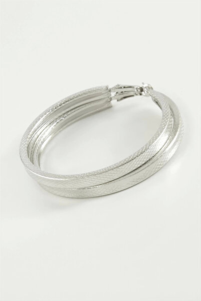 Eco Lounge Crushed Dot Hoop Earrings 5 cm