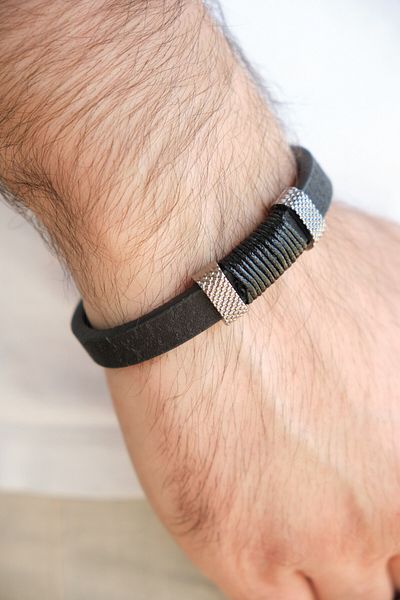 Monvago Mv01030 Men's Leather Bracelet
