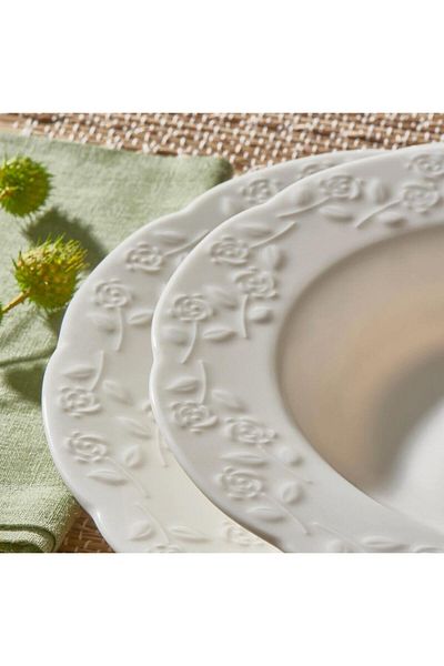 Güral Porselen Carmına 6 Pieces 22 cm Pit Dinner Plate