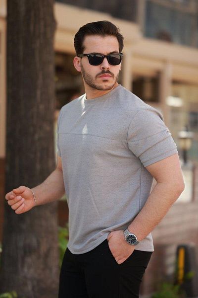 modamtn Men's Oversize Crew Neck Short Sleeve T-shirt