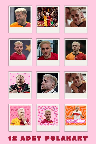 SevindirenŞeyler Barış Alper Yılmaz Pola Card Polaroid 12-Pack - 90x105 mm