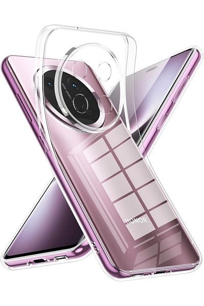 Rivor حافظة متوافقة مع هاتف Honor Magic 7 Lite، غطاء سيليكون مرن شفاف للغاية مع حماية ثلاثية الأبعاد للكاميرا