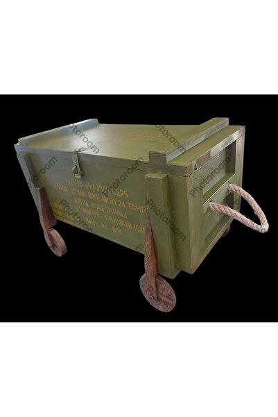 kho military design 58x30x39 cm. Ahşap Sandık Modeli (4 Adet Hareketli Ahşap ...