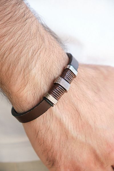 Monvago Mv01025 Men's Leather Bracelet