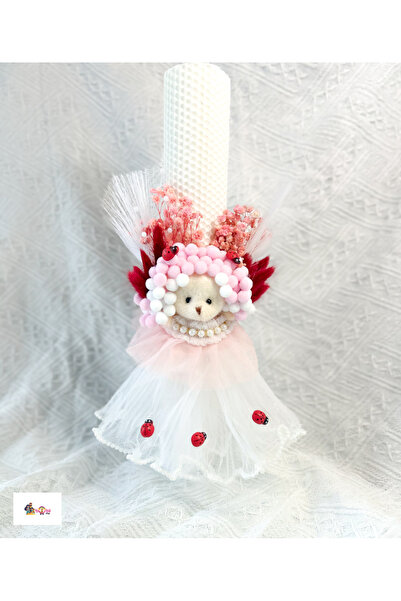 OEM Lumânare Botez 35 cm – Ceară tip fagure