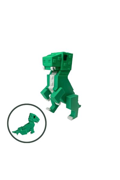 Lulu's Prints Articulated dinosaur pet Trex figure from Grow a Garden, Roblox, multicolor, plastic, 3D printed
