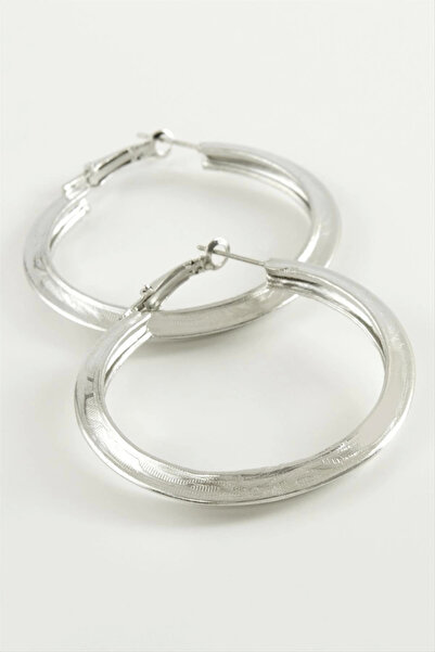 Eco Lounge Cluster Patterned Hoop Earrings 5 cm