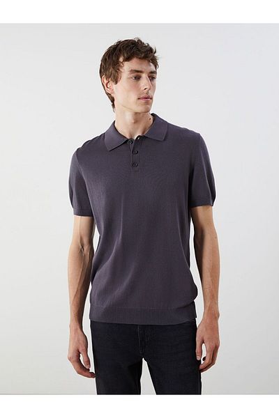 LC Waikiki LCWAIKIKI Classic Polo Collar Short Sleeve Men's Knitwear Sweater