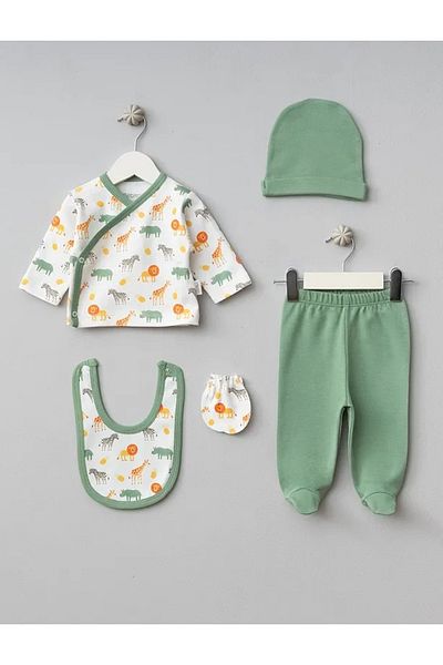 Bebitof İncibaby Cute Forest 100% Cotton Hospital Release
